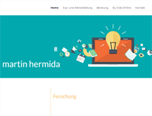 Tablet Screenshot of martinhermida.ch